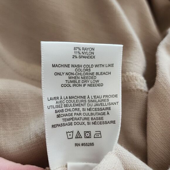 Express X Olivia Culpo Womens Khaki Jumpsuit Size Large NWT - Picture 13 of 14